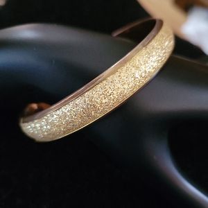 Gold Glitter Bangle